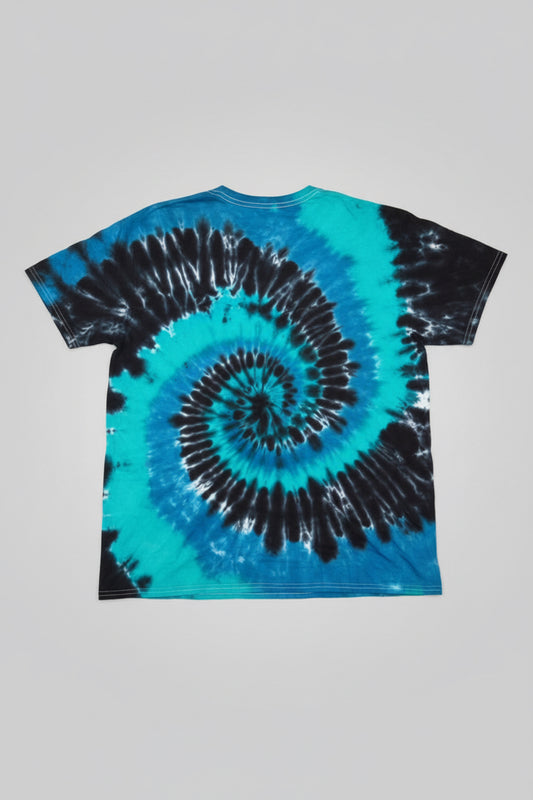 Blue, Teal and Black Spiral