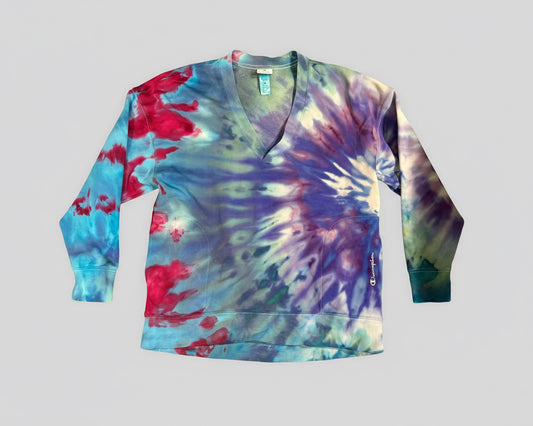 Ice Dye Champion Sweatshirt